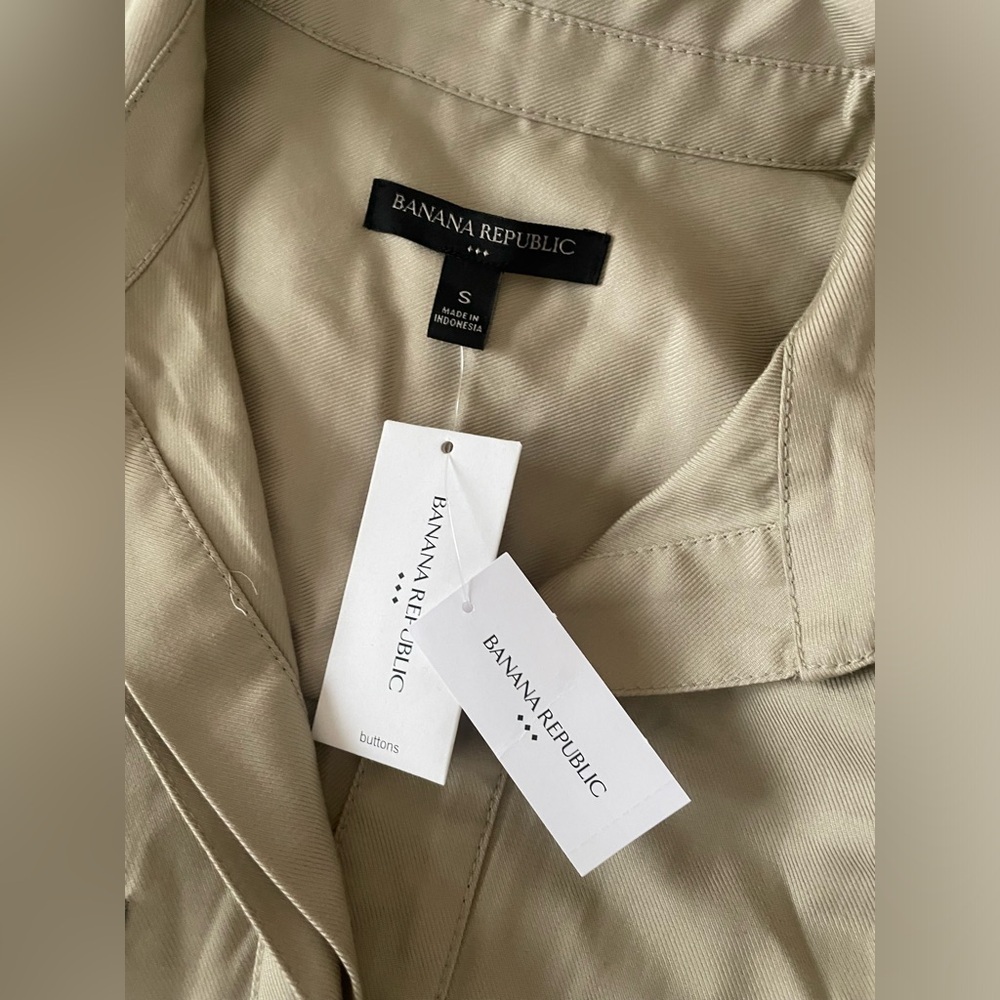 Banana Republic Twill Utility Mini Shirtdress - Picture 3 of 7